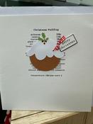 Handmade Pudding Christmas Card image