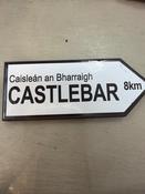Road Sign Magnet Castlebar sign