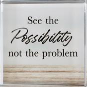 Glass Block Paperweight/The Possibility (50682) image