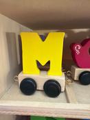Train Letters M-Yellow