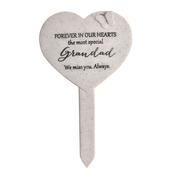 Thoughts Of You Heart Graveside Stake - Grandad