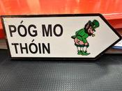 Wooden Pog mo Thoin Magnet