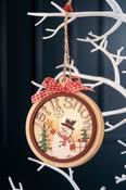 Belleek Living Let it Snow LED Wooden Ornament image