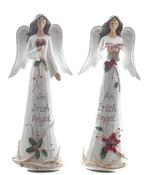 Irish angel w/heart/book