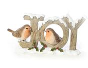 Robin pair on JOY sign image