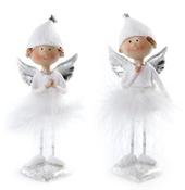 Standing White Feather Angel