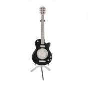 Wm Widdop Miniature Clock - Guitar - Black
