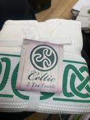 Cotton Celtic Tea Towels Pair image