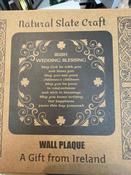 Slate Irish Wedding Wish Square