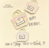 Handmade Happy Birthday Born to Shop…