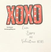 Handmade valentine cards xoxo image