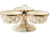 Mocha Check Triplicity Dish