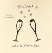 Handmade Engagement Card And So The Adventure…