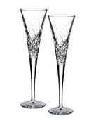 Waterford Crystal Celebrations Happy Flute Champagne set of two