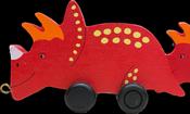 Train Letters Red Dinosaur