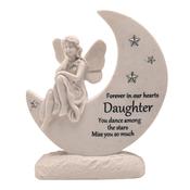 Thoughts of You Graveside Plaque - Fairy On A Moon