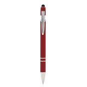 Stratton Metal Pen &amp; Stylus - Red &amp; Silver
