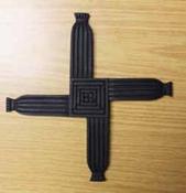 IRISH TURF RESIN ST. BRIDGID'S CROSS