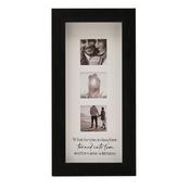 Amore Black Narrow Triple Frame