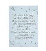 Bambino Little Boy Mantel Standing Plaque