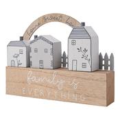 Moments Little Houses Plaque Family is Everything