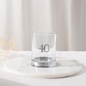 MilestoneS 3D Number Whisky Glass - 40