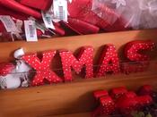 Xmas ceramic letters Decoration