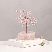Gemstone Tree Rose Quartz - Love Small image