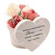Thoughts of You Graveside Heart Vase