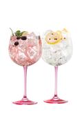 Galway Crystal Gin &amp; Tonic Pair Pink