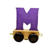 Train Letters M-Purple