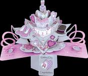 Wedding Cake Pop up Card image