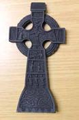 IRISH TURF CELTIC CROSS ORNATE STANDING W/H &amp;