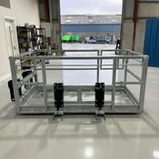 8ft x 4ft HDXL Personnel Cages with Forks Sleeves - Buckets.ie