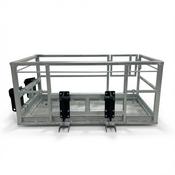 8ft x 4ft HDXL Personnel Cages with Forks Sleeves - Buckets.ie