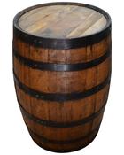 Wooden Barrel / Poseur Table