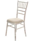 Chiavari Chair - Limewash with Ivory Pad