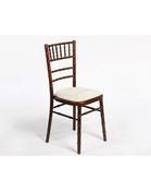 Chiavari Chair - Mahogany with Ivory Pad