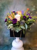 Black Handbag flower arrangement