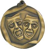 Drama Comedy &amp; Tragedy Masks Medals image