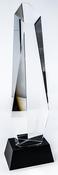 Hexagonal Column On Black Glass Base image