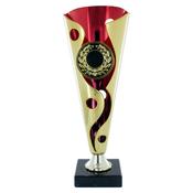 Red And Gold Cup On Marble Base image
