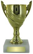 Gold Plastic Cup Trophy image