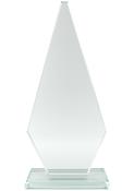 Pointed Jade Glass Plaque image