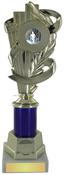 Gold Fan &amp; Ribbon Trophy image