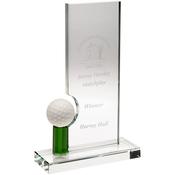 Glass Rectangle With Golf Ball image