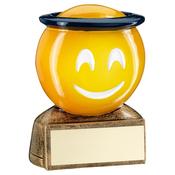 Yellow 'Blue halo Emoji' Figure image
