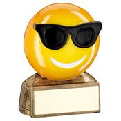 Yellow 'Black sunglasses Emoji' Figure image