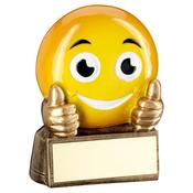 Yellow 'thumbs Up Smiling Emoji' Figure image