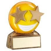 Yellow 'star Eyes Emoji' Figure image